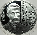 10 zł złotych 2008 Bronisław Piłsudski SREBRO