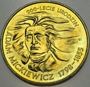2 zł złote 1998 Adam Mickiewicz