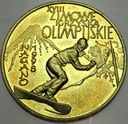 2 zł złote 1998 Nagano Zimowe Igrzyska Olimpijskie