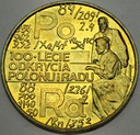 2 zł złote 1998 Skłodowska Polon i Rad