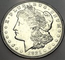 USA 1 dolar Dollar 1921 SREBRO Morgan