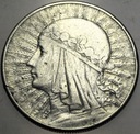 10 zł złotych 1932 Głowa Kobiety Polonia SREBRO