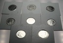 Lot Zestaw 8x 2 zł Głowa Kobiety Polonia SREBRO