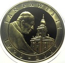10 zł złotych 2005 Jan Paweł II platerowana złotem SREBRO
