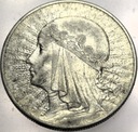 10 zł złotych 1932 Głowa Kobiety Polonia SREBRO