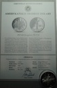 USA 1 dolar Dollar 1989 200 lat Kongresu USA SREBRO