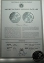 USA 1 dolar Dollar 1991 Korea Wojna Koreańska SREBRO