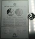USA 1 dolar Dollar 1992 Barcelona Olimpiada SREBRO