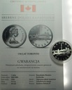 Kanada 1 dolar 1984 100 lat Toronto Srebrne Dolary Kanadyjskie SREBRO