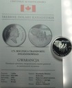 Kanada 1 dolar 1992 Dyliżans Srebrne Dolary Kanadyjskie SREBRO