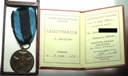 BRĄZOWY Medal 1944 Zasłużonym na Polu Chwały + legitymacja 1970