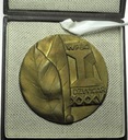 medal 35 lat WPBO DŹWIGAR Warszawskie Przedsiębiorstwo Budownictwa Ogólnego