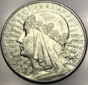10 zł złotych 1932 Głowa Kobiety Polonia SREBRO