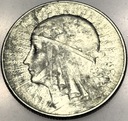 5 zł złotych 1933 Głowa Kobiety Polonia SREBRO