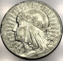 10 zł złotych 1932 Głowa Kobiety Polonia SREBRO