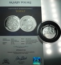 medal TOPAZ Skarby Polski 50mm 40g