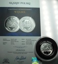 medal WĘGIEL Skarby Polski 50mm 40g