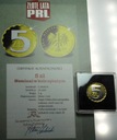 Złote Lata PRL 5 zł 1986 platerowanie Złoto i Rod