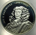 10 zł złotych 2000 Jan II Kazimierz POPIERSIE SREBRO