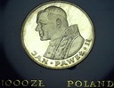 1000 zł złotych 1983 Jan Paweł II SREBRO