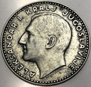 Jugosławia 20 dinarów 1931 Aleksander I SREBRO