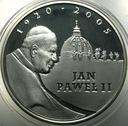 10 zł złotych 2005 Jan Paweł II 1920 2005 SREBRO