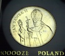 10000 zł złotych 1987 Jan Paweł II SREBRO