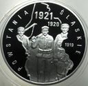 10 zł złotych 2011 Powstania Śląskie SREBRO