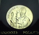 10000 zł złotych 1987 Jan Paweł II SREBRO