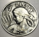 1 zł złoty 1925 Żniwiarka Kobieta i kłosy kropka SREBRO