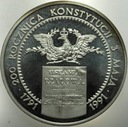 200000 zł złotych 1991 Konstytucja 3 Maja SREBRO