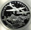 10 zł złotych 2009 Wieluń 1 września 1939 SREBRO