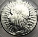 10 zł złotych 1932 Głowa Kobiety Polonia SREBRO