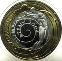 10 zł złotych 2004 Ateny Igrzyska dyskobol platerowana złotem SREBRO