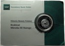 10 zł złotych 2014 brakteat Mieszka III Starego SREBRO