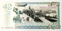 PWPW 2024 Warszawa Wczoraj 42 banknot bon testowy NOWOŚĆ