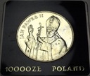 10000 zł złotych 1987 Jan Paweł II SREBRO