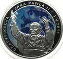 20 zł złotych 2011 Beatyfikacja Jana Pawła II SREBRO