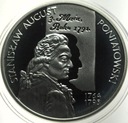 10 zł złotych 2005 Stanisław August Poniatowski POPIERSIE SREBRO