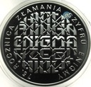 10 zł złotych 2007 Enigma 75 rocznica złamania szyfru Enigmy SREBRO