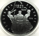 10 zł złotych 2011 Powstania Śląskie 1919 1920 1921 SREBRO