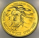 2 zł złote 1998 Adam Mickiewicz