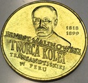 2 zł złote 1999 Ernest Malinowski Peru