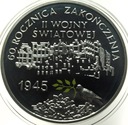 10 zł złotych 2005 60 rocznica zakończenia II Wojny Światowej SREBRO