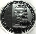 10 zł złotych 2007 Karol Szymanowski SREBRO