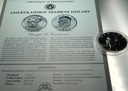 USA 1 dolar Dollar 1971 Eisenhower LUSTRO PROOF SREBRO