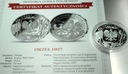 Orzeł 1927 Historia Godła Polskiego SREBRO