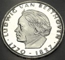 Niemcy 5 marek mark 1970 F Ludwik van Beethoven SREBRO