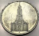 Niemcy 5 marek Reichsmark 1934 E Kościół wieża SREBRO