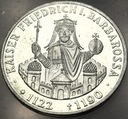 Niemcy 10 marek mark 1990 F Friedrich Barbarossa Fryderyk SREBRO